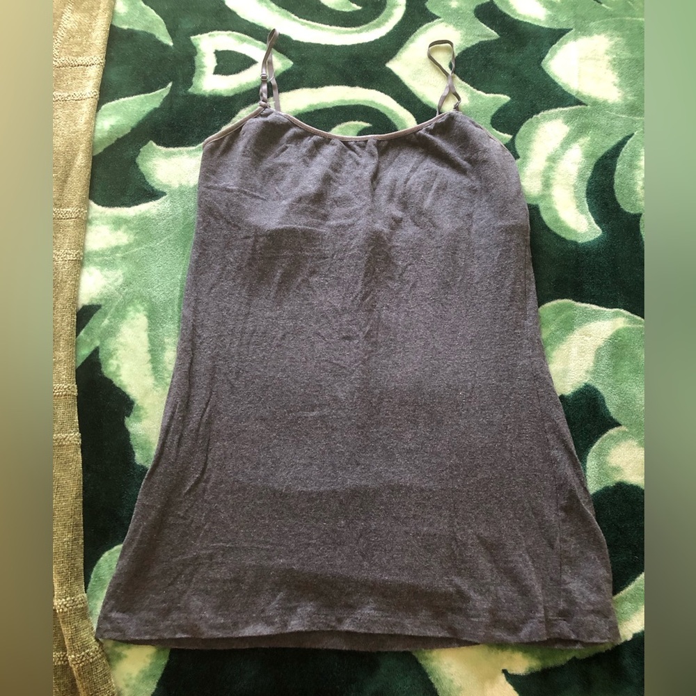 Women’s Adorable Grey Long Camisole Top